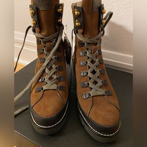 J.Crew Elsa Lace Up BOOTS NWT size 9 Acorn Brown J CREW